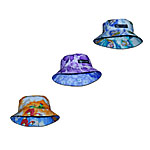 Cotton Hawaiian Reversible Bucket Hats