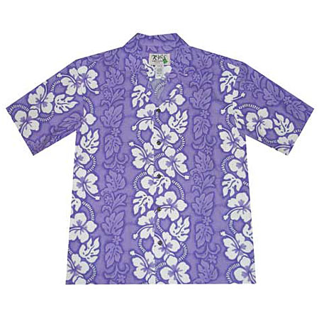 Hibiscus Panel Men's Hawaiian Shirt