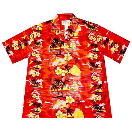 Sunset Sailing Men's Hawaiian Shirt