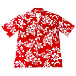 Hibiscus Print Men's Hawaiian Shirt