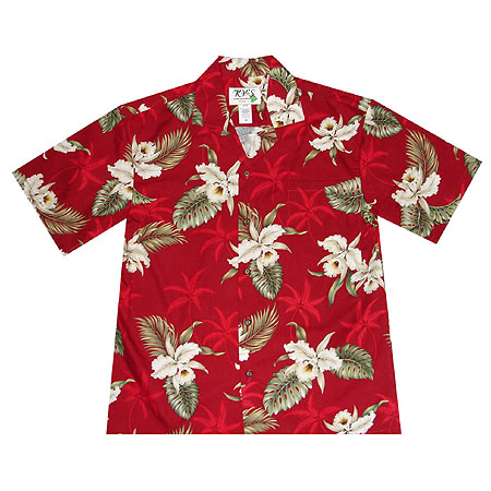 Orchid Palms 2 Men's Hawaiian Shirt