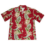 Palm Fronds Panel Boys Hawaiian Shirt