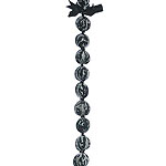 Kukui Nut Lei - Black & White