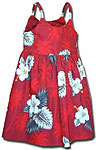 Hibiscus Palms Girls Toddler Bungee Dress
