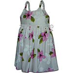 Plumeria Flower Girls Toddler Bungee Dress