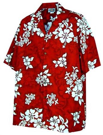 Hibiscus Floral Print Boys Hawaiian Shirt