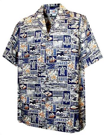 Island Fishing Boys Hawaiian Shirt