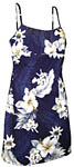 Hibiscus Floral Short Spaghetti Strap Dress