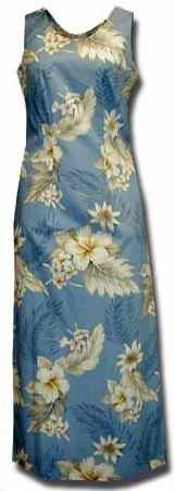 Hibiscus Floral Long Tank Dress
