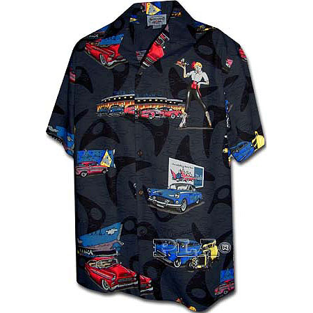 Classic Drive-In Mens Hawaiian Shirt