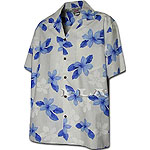 Plumeria Flower Men's Hawaiian Shirt