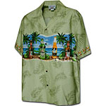 Beach & Beer Men's Hawaiian Chest Shirt