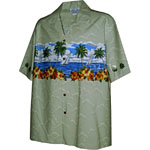Men's Hawaiian Chest Shirt