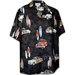 Men's Hawaiian Matched Front Shirt