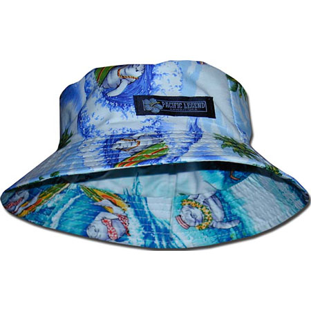 Small Hawaiian Reversible Bucket Hat